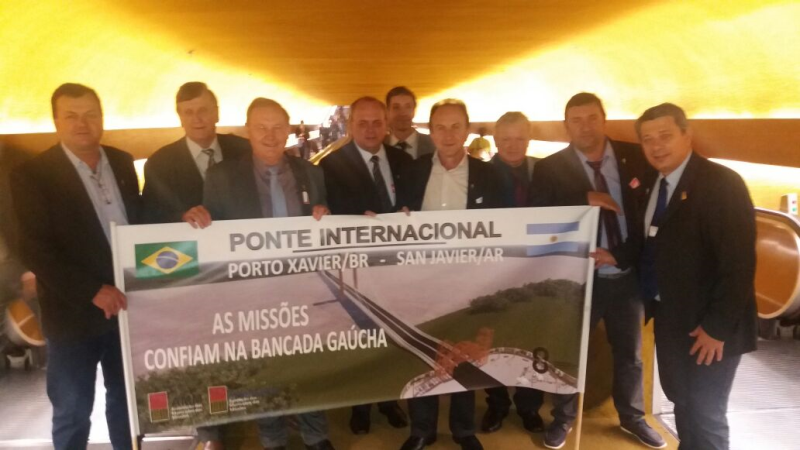 PREFEITOS DA AMM CONQUISTAM EMENDA PARA PONTE INTERNACIONAL EM PORTO XAVIER